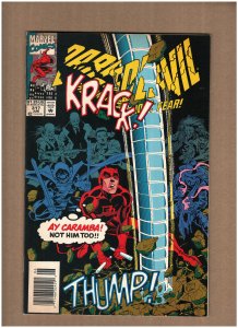 Daredevil #317 Newsstand Marvel Comics 1993 VS. TASKMASTER VF/NM 9.0