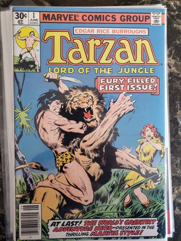 Tarzan Lord of the Jungle #1 (Marvel,1977) Condition VF-