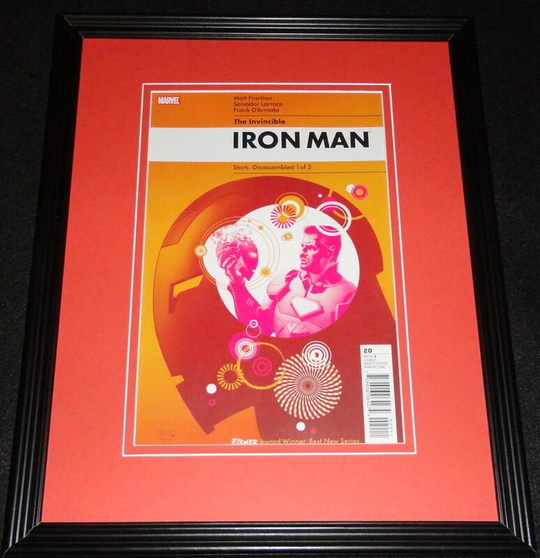 Invincible Iron Man #1 Marvel Framed Cover Photo Poster 11x14 Official Repro 