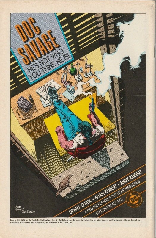 The Shadow #3 (1987) DC Comics ~ Shadows & Light Part 3