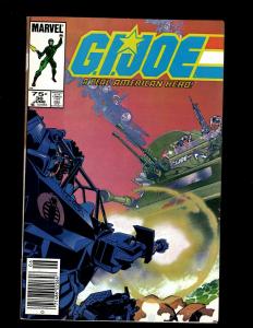 Lot of 12 GI Joe Marvel Comic Books #2 5 25 27 31 32 36 39 40 43 44 45 J411