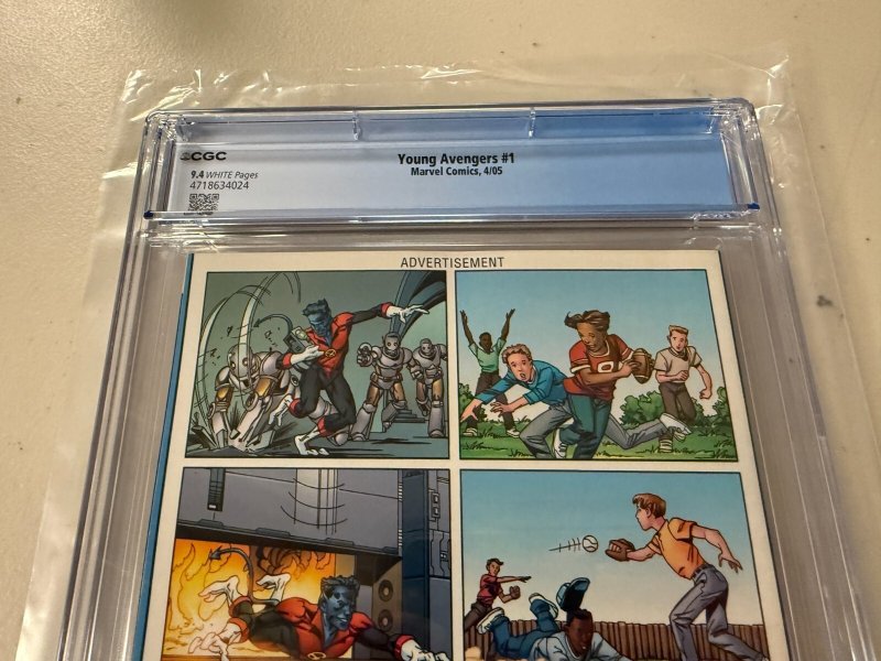 Young Avengers # 1 CGC Graded 9.4 Marvel Comic Book 1st Patriot Kate Bishop JH34