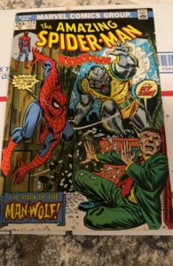 The Amazing Spider-Man #124 (1973)1st Manwolf app Jj son.