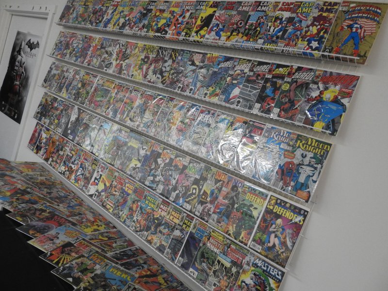 Huge Lot of 150+ Comics W/ X-Men, Daredevil, Captain America Avg. VF- Condition!