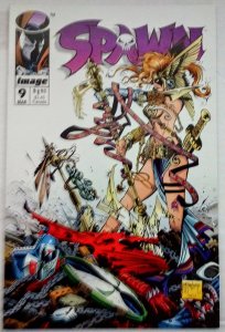 Spawn #9 1ST APP of ANGELA (NM+)(1993)