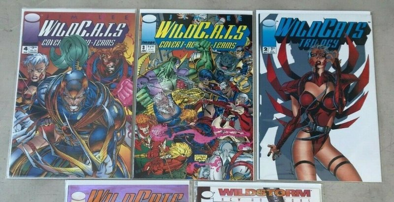 WILDCATS 5PC LOT (VF/NM) JIM LEE!! 1993