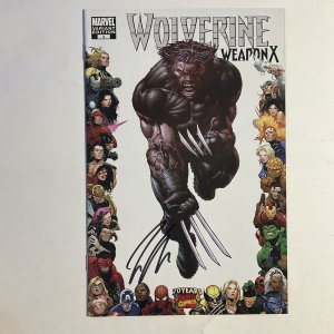 Wolverine Weapon X 4 2009 Signed by Jason Aaron Variant Marvel NM near mint