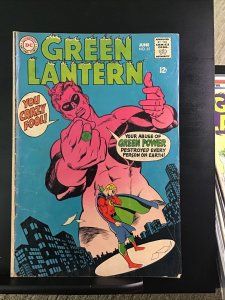 Green Lantern 61 Golden Age GL x-over! Kane/Greene c/art! ! 1968 DC Comics G336