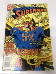 Superman (1986) # 418 (VF) Canadian Price Variant • CPV • Cary Bates •DC Comics