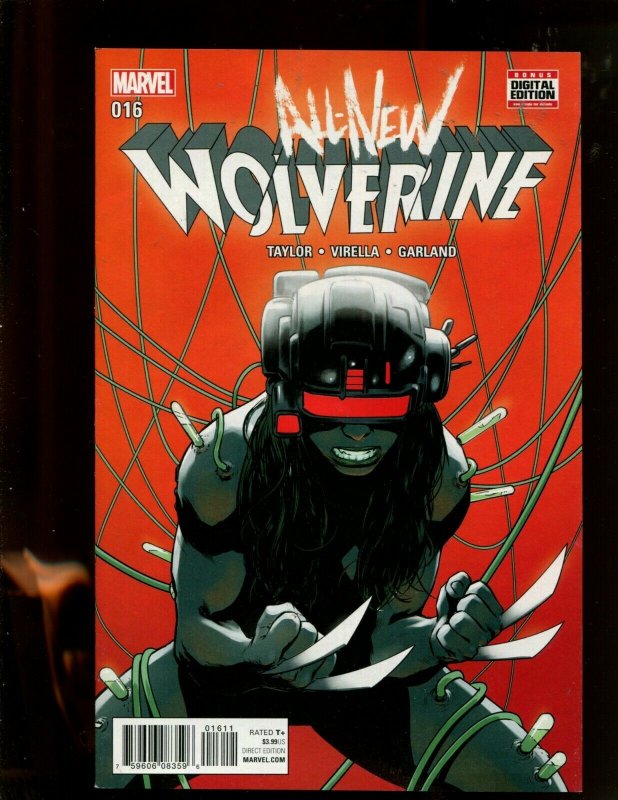 ALL-NEW WOLVERINE #16 (9.2) BENGAL VARIANT! ENEMY OF THE STATE PT 4! 2017~
