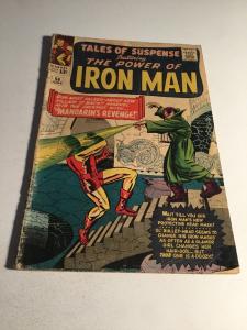 Tales Of Suspense 54 Vg Very Good 4.0 2nd Mandarin