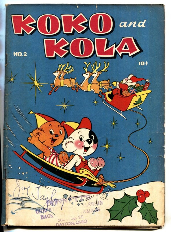Koko and Kola #2--comic book--1946--Pixies--CHRISTMAS--golden-age