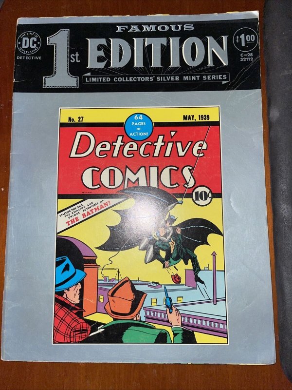 Detective #27 Famous First Editions Limited Collectors Silver Mint Series TW60