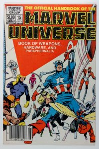 The Official Handbook of the Marvel Universe #15 (1984) NEWSSTAND