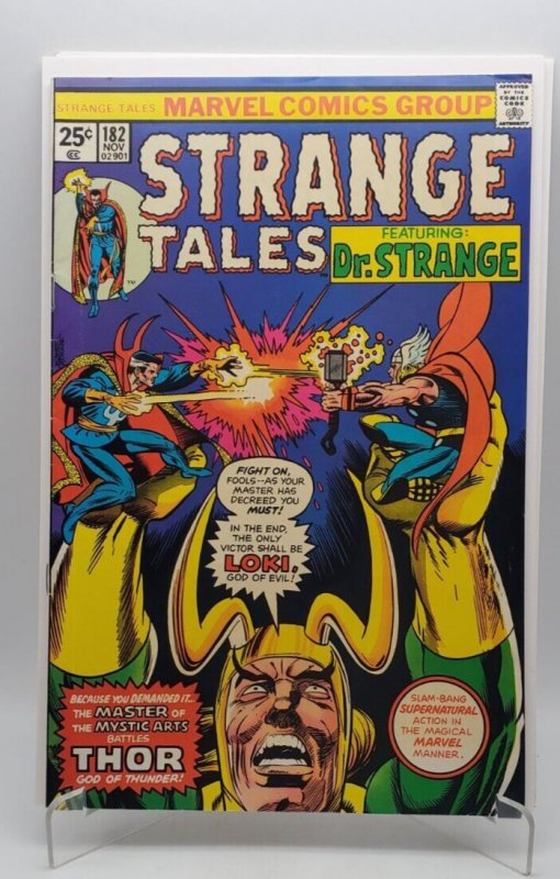 Strange Tales #182 - Doctor Strange, Thor, LOKI (1975) F/VF 7.0