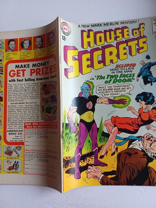 House of Secrets #66 - 1st full Eclipso cover - 1964 - VF