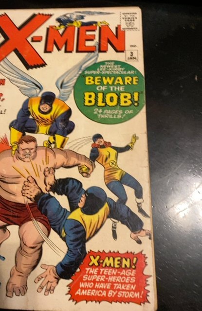 The X-Men #3 (1964) beware first blob app see description!