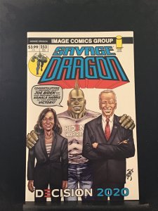 Savage Dragon #253 Erik J. Larsen 2nd print Joe Biden & Kamala Harris Variant