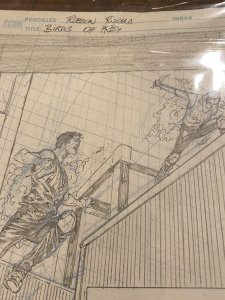 Original Birds of prey page issue #31 Page #17 Robson Rocha