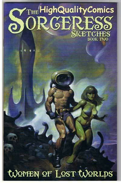 SORCERESS SKETCHBOOK 2, NM, Limited, Mike Hoffman, 2002, more Good Girl in store