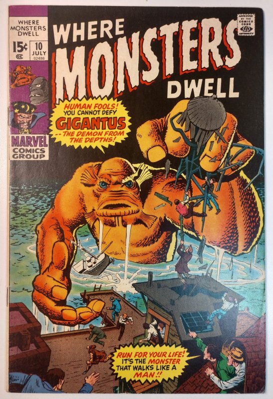 Where Monsters Dwell #10 (6.5, 1971)