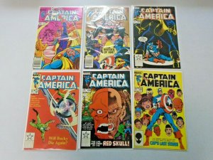 Captain America Comic Lot #250-299 46 Diff Avg 7.0 (Range 6.0-8.0) (1980-1984)