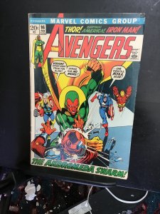 The Avengers #96 (1972) mid high grade Neil Adams (Deceased) Vision key! FN+
