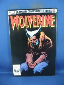 WOLVERINE 3 LIMITED SERIES NM- MARVEL 1982 FRANK MILLER