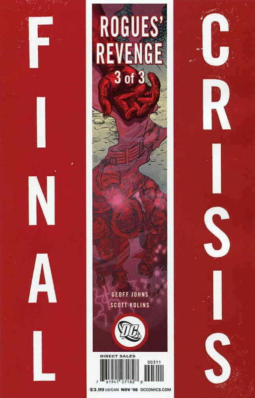 Final Crisis: Rogues’ Revenge #3A VF/NM; DC | save on shipping - details inside