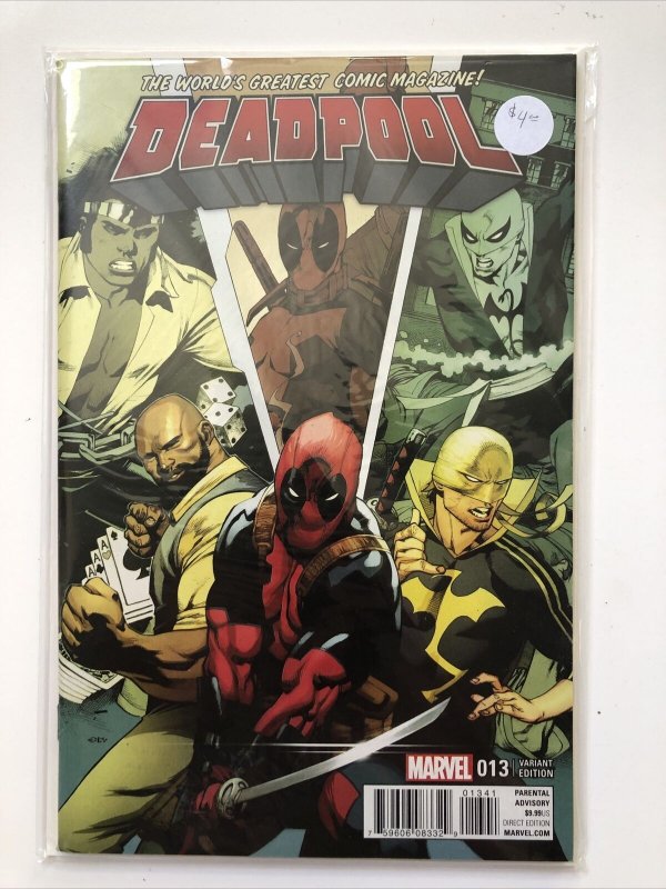 Deadpool 2016 #13 Chris Stevens Power Man & Iron Fist Variant Marvel Comics