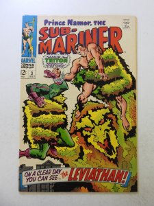 Sub-Mariner #3 (1968) VF- condition price written on back cover