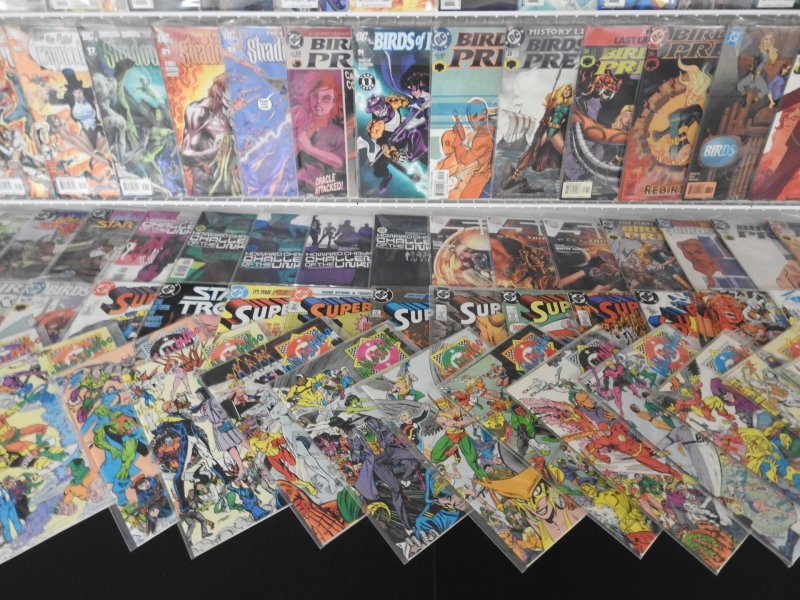 Huge Lot 170+ Comics W/Batman, Superman, Birds of Prey+ Avg VF- Condition!