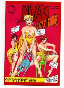 Divas #1  & 2 Complete Set - Showgirls - Crime Noir - Caliber - 1992 - (-NM) 