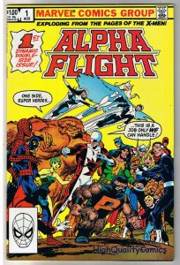 ALPHA FLIGHT #1, VF/NM, Wolverine, John Byrne, 1983, more in store