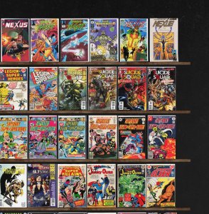 Huge Lot 150+ Comics with Justice League, Nexus, Superboy, Whisper & More!