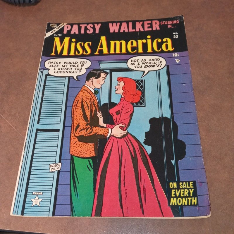 Miss America Magazine Vol. 7 1952 #53 atlas comics 1953 golden age good girl art