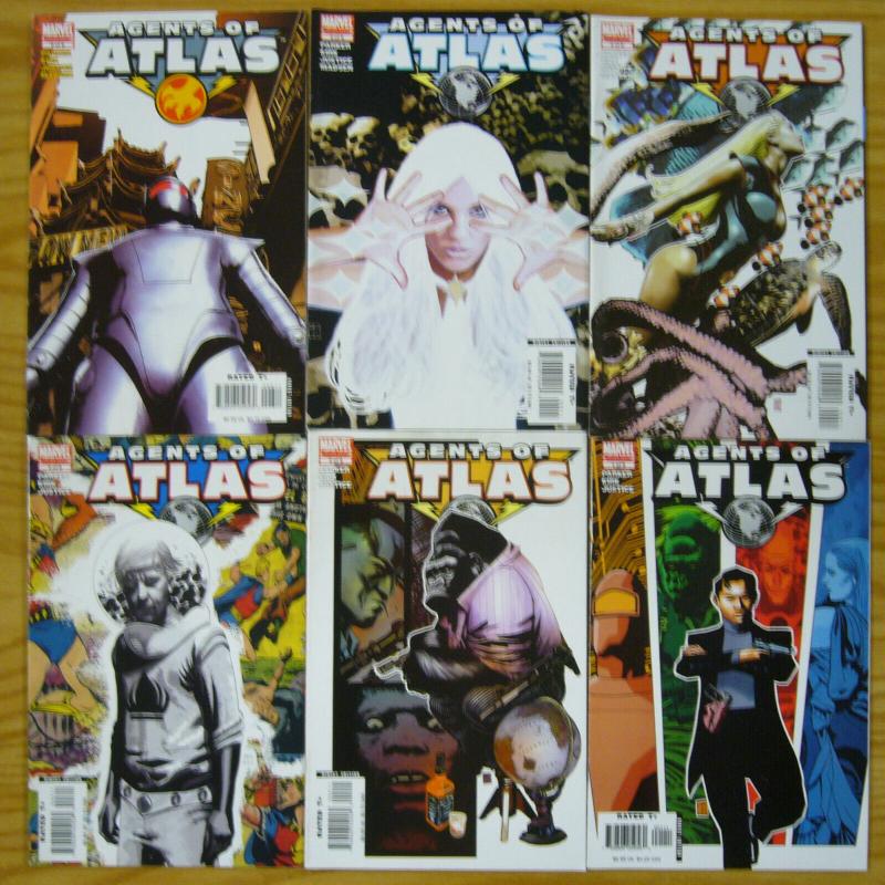 Agents of Atlas #1-6 VF/NM complete series - marvel comics - jeff parker set