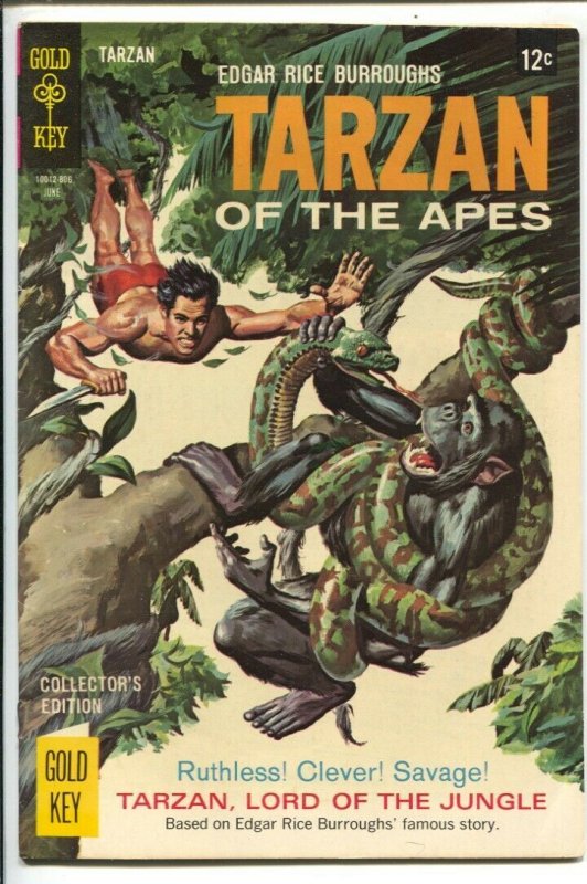 Tarzan #176 1968-Gold Key-Edgar Rice Burroughs-Tarzan Lord of The Jungle-Russ...