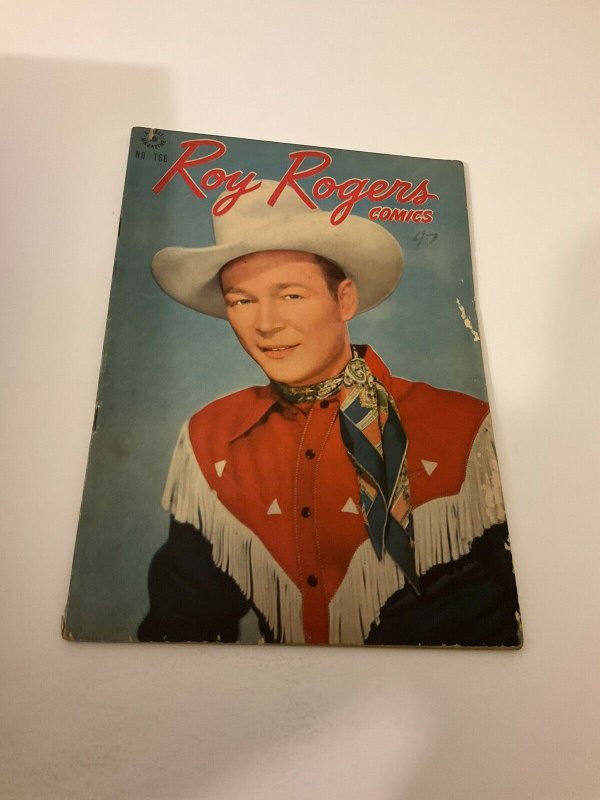 Roy Rogers Comics 166 Vg Very Good 4.0 Dell