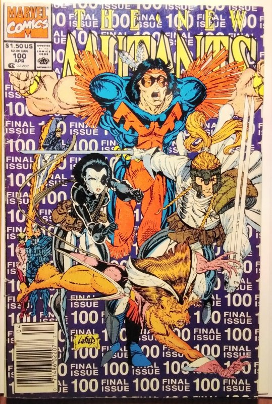 The New Mutants #100 Newsstand (1991)