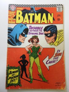 Batman #181 GD Condition! 2 in spine split, 3 in tear back cover