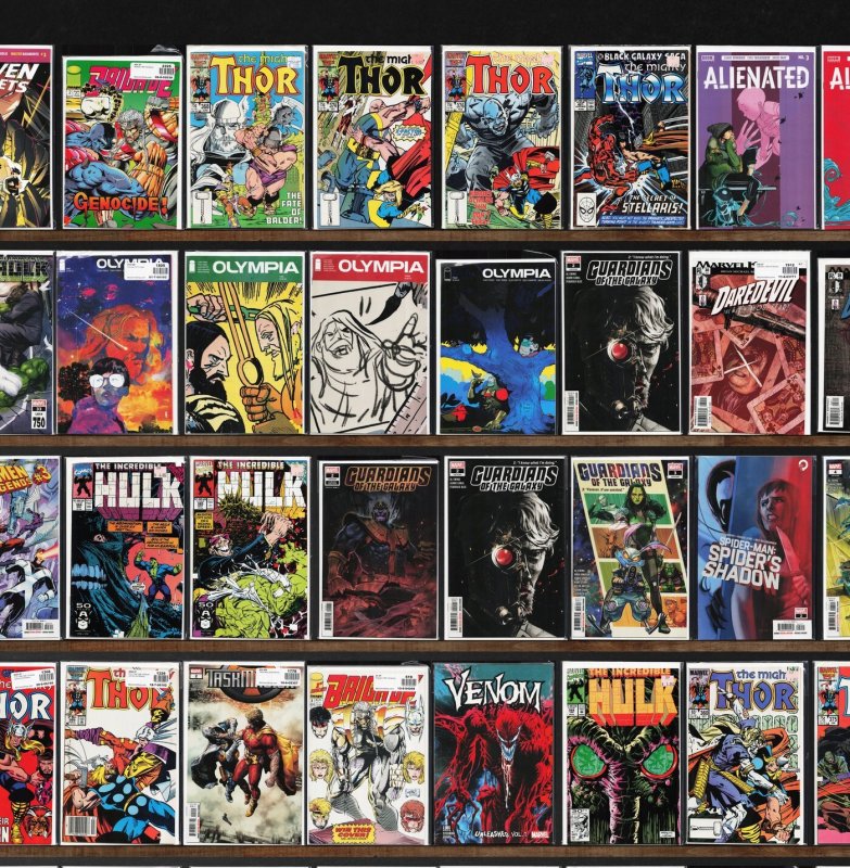 Huge Lot 150+ Comics with Daredevil, Batman Beyond, Thor, Seven Secrets & More!