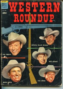 Western Roundup #8  1954 - Dell  -G - Comic Book