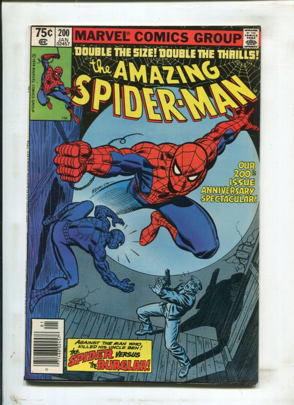 THE AMAZING SPIDER-MAN #200 ANNIVERSARY ISSUE (9.0) SPIDER VS. BURGLAR 1980