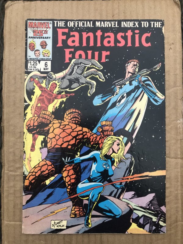 The Official Marvel Index to the Fantastic Four #6 (1986)