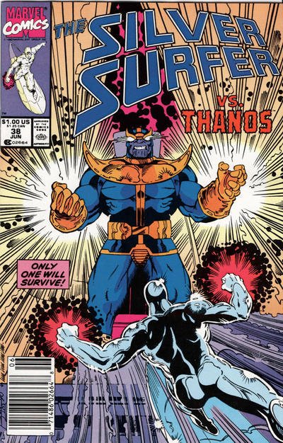 Silver Surfer, The (Vol. 3) #38 (Mark Jewelers) FN ; Marvel | Thanos Jim Starlin