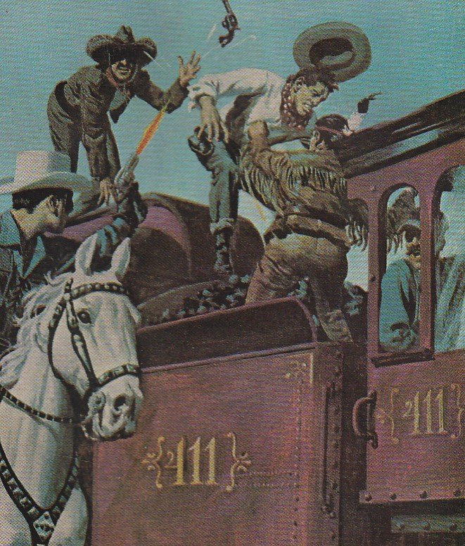 Lone Ranger(Whitman) #26  Train to Destruction !