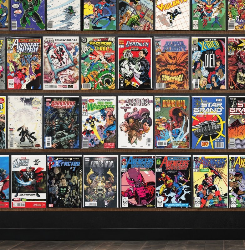 Huge Lot 150+ Comics with The Avengers, Deadpool, West Coast Avengers & More!
