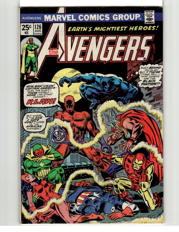 The Avengers #126 (1974) The Avengers