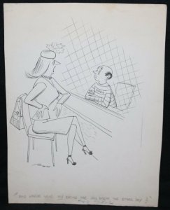 Jail Break Wife Humorama Gag - Signed art by Al Ross